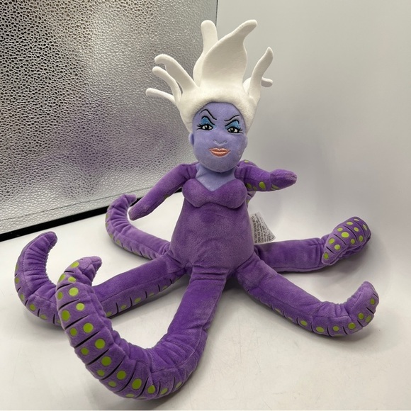 Disney Other - Disney Ursula Octopus Sea Witch Villains Stuffed Toy Plush Collectible Purple